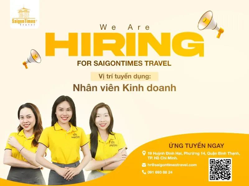 Tuyển nhân viên kinh doanh - Saigontimes Travel