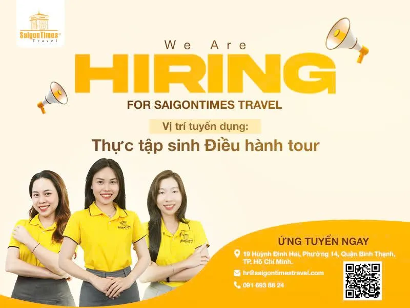 Tuyển dụng thực tập sinh dev - Saigontimes Travel