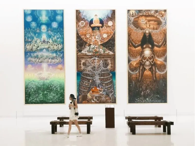 Tầng 3 tại bảo tàng moca