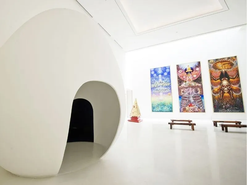 Tầng 4 tại bảo tàng moca