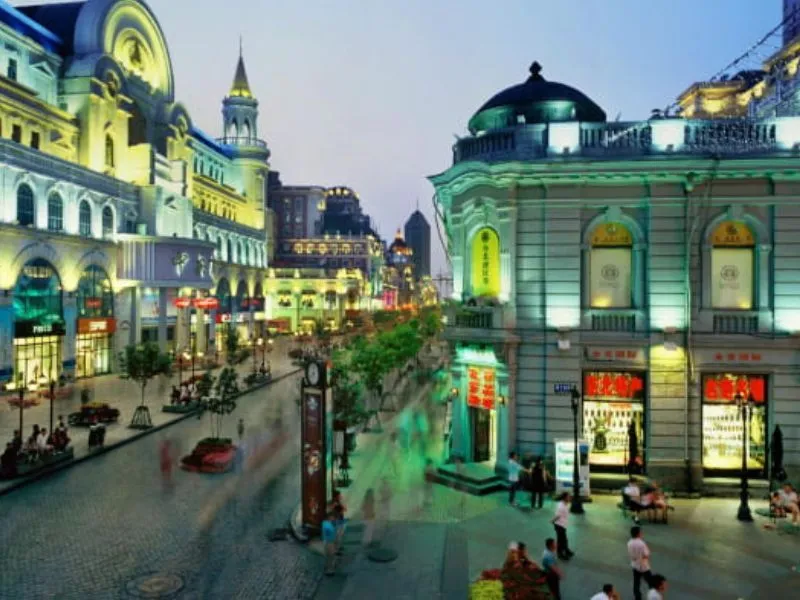 Phố đi bộ Trung ương - tour Cáp Nhĩ Tân