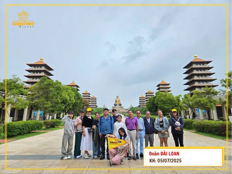 (Đoàn Đài Loan 5N4Đ) | Đài Bắc - Đài Trung - Cao Hùng | Khởi hành ngày 05/07/2025