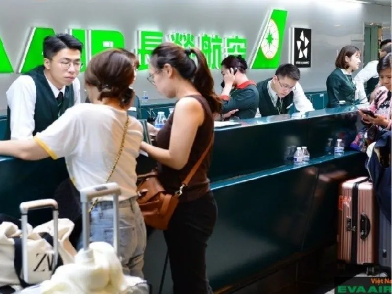Liên hệ tới văn phòng của Eva Air