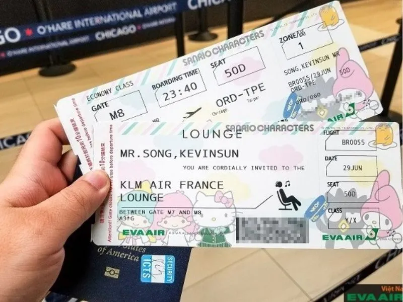 Quy định đổi vé máy bay EVA Air