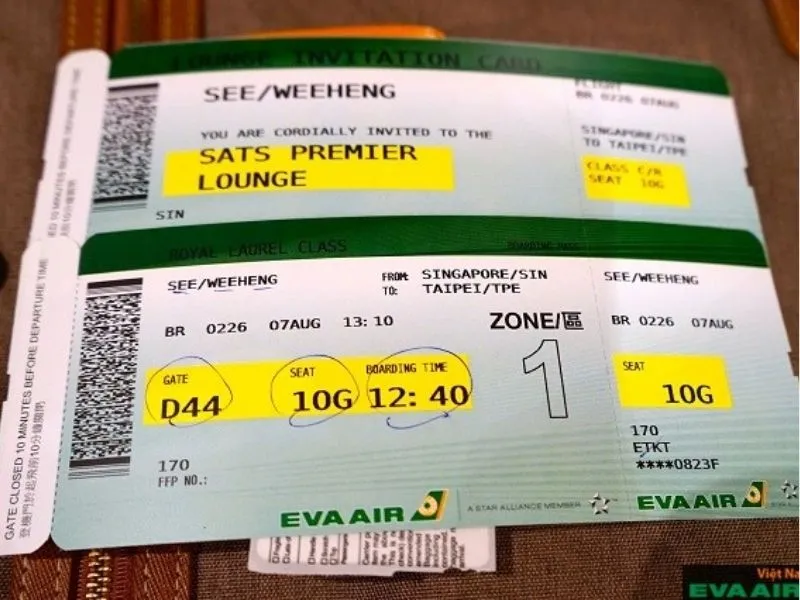 Cách kiểm tra vé máy bay Eva Air khi hoàn vé