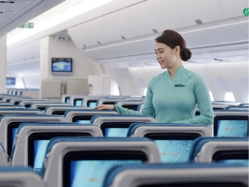 Trên máy bay Vietnam Airlines có dịch vụ wifi