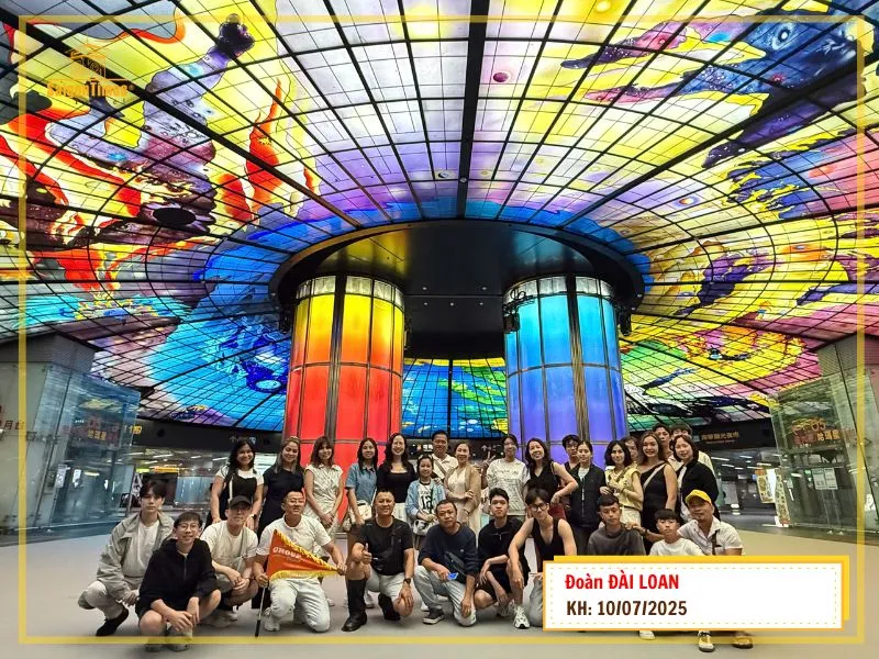 (Đoàn Đài Loan 5N4Đ) | Đài Bắc - Đài Trung - Cao Hùng | Khởi hành ngày 10/07/2025