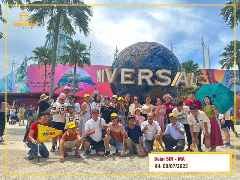 (Đoàn Singapore 5N4Đ) | Singapore-Malaysia | Khởi hành ngày 09/07/2025