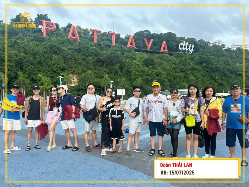 (Đoàn Thái Lan 5N4Đ) | Bangkok - Pattaya | Khởi hành ngày 15/07/2025