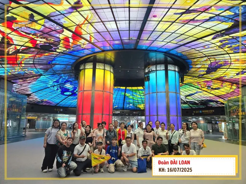 (Đoàn Đài Loan 5N4Đ) | Đài Bắc - Đài Trung - Cao Hùng | Khởi hành ngày 16/07/2025
