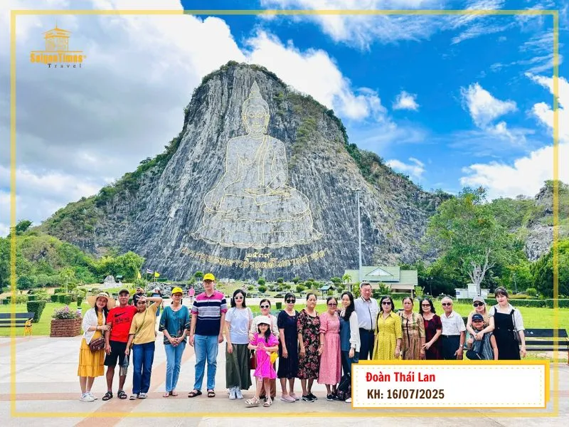 (Đoàn Thái Lan 5N4Đ) | Bangkok - Pattaya | Khởi hành ngày 16/07/2025
