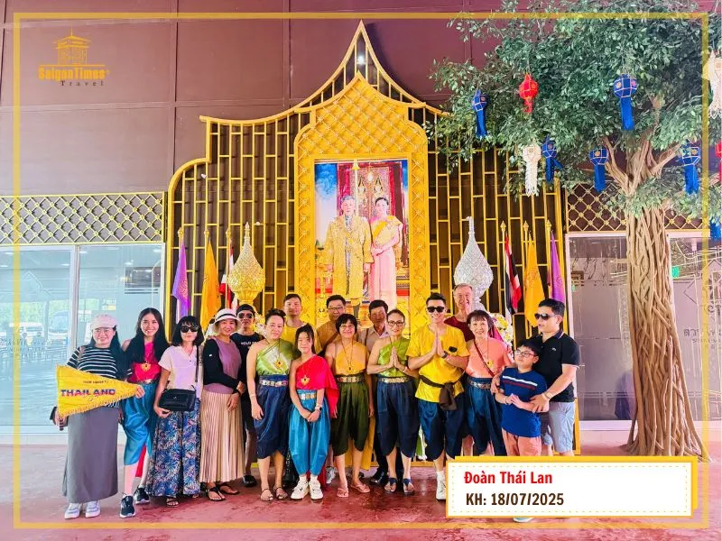(Đoàn Thái Lan 5N4Đ) | Bangkok - Pattaya | Khởi hành ngày 18/07/2025