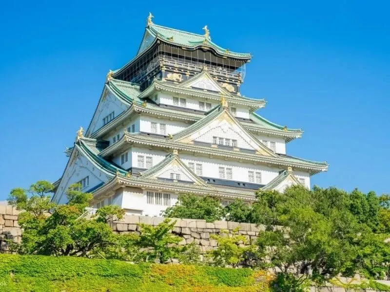 Lâu đài Osaka - Du lịch Nhật Bản tháng 8