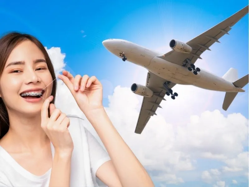 Lưu ý về việc niềng răng có đi máy bay được không