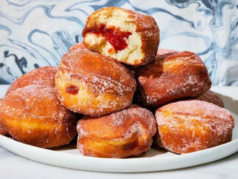 Paczki - Bánh rán nhân mứt