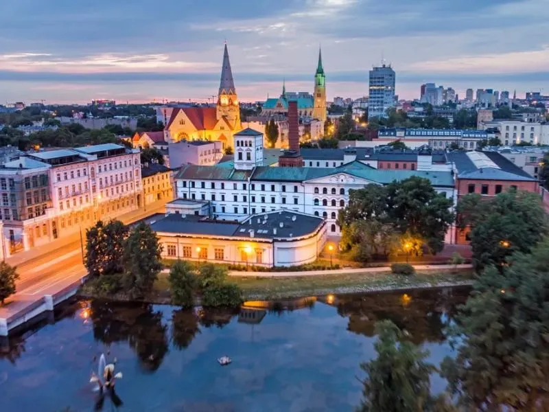 Lodz là thành phố lớn thứ ba của Ba Lan