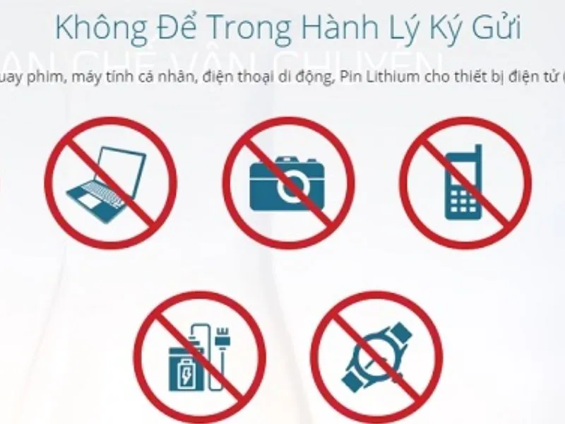 Những đồ không được mang lên máy bay Vietnam Airlines
