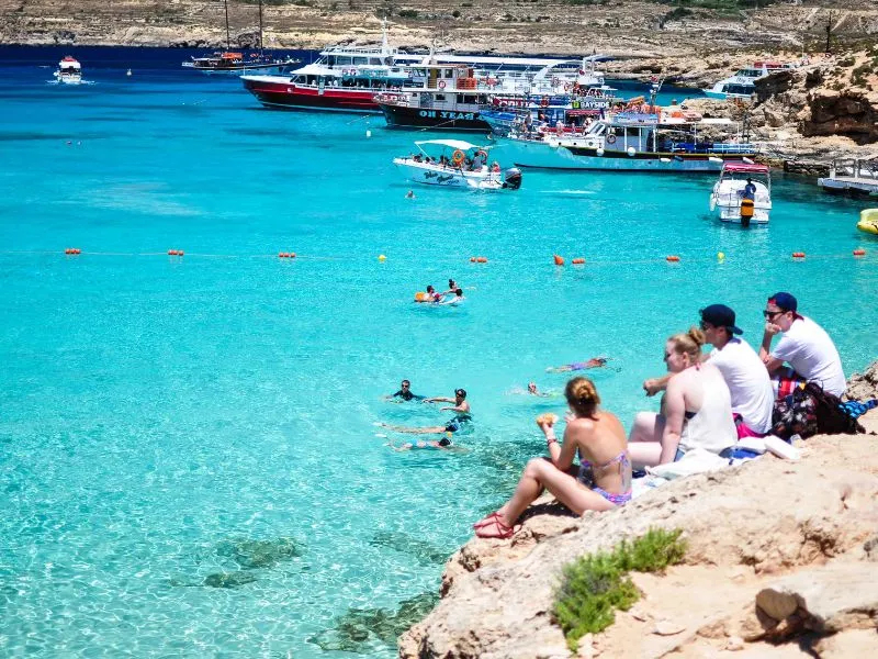 Vịnh Blue Lagoon tại Malta