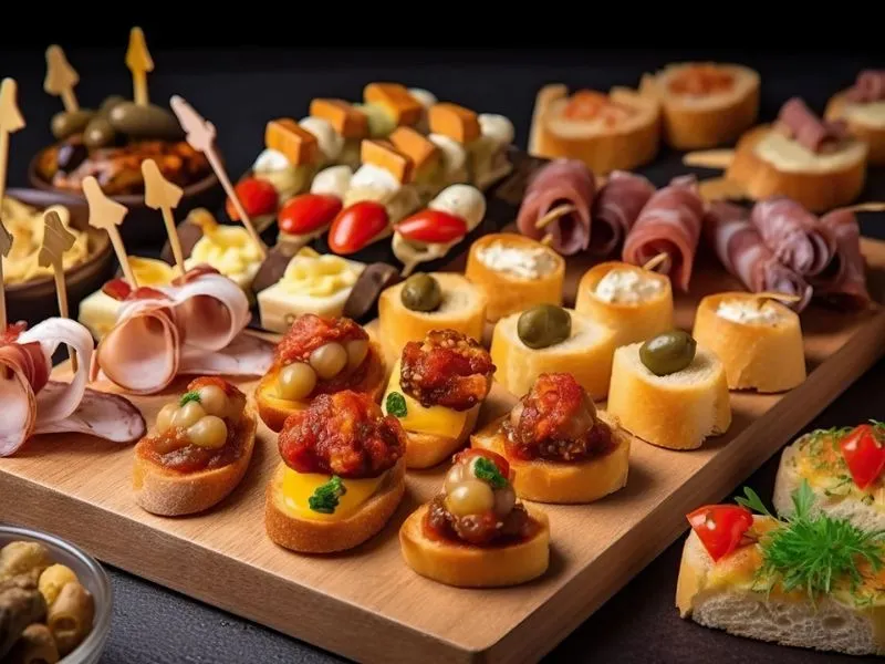 Món ăn Pintxos nổi tiếng tại Pamplona
