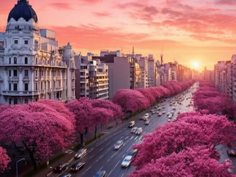 Mùa xuân ở Argentina