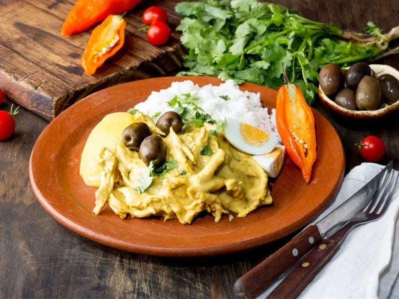 Aji de Gallina là món ăn truyền thống của Peru