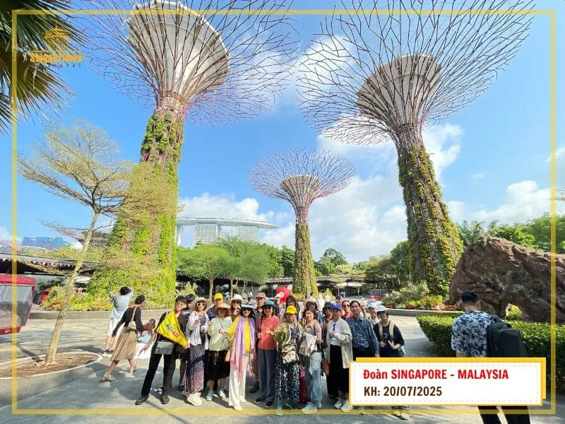 (Đoàn Singapore - Malaysia 5N4Đ) | Khởi hành ngày 20/07/2025