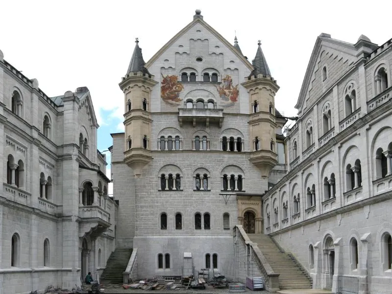 Kiến trúc lãng mạn của lâu đài Neuschwanstein