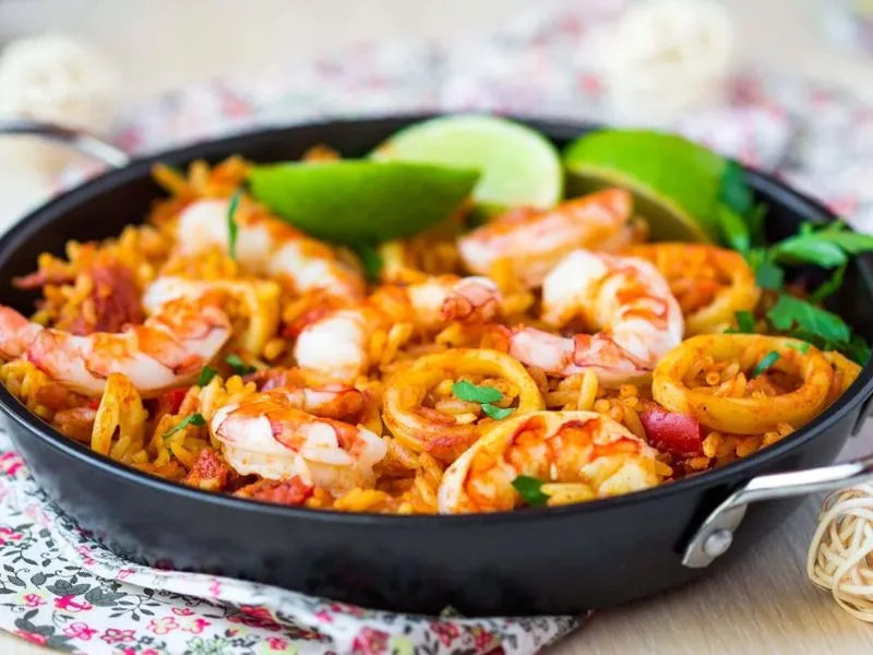 Arroz marinero món ăn của La Coruna