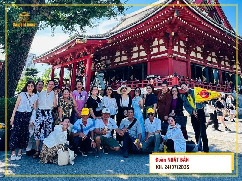 (Đoàn Nhật Bản 5N4Đ) | Tokyo - Phú Sĩ - Narita | Khởi hành ngày 24/07/2025