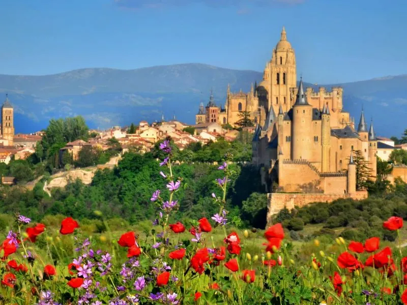 Thời tiết Segovia vào mùa xuân