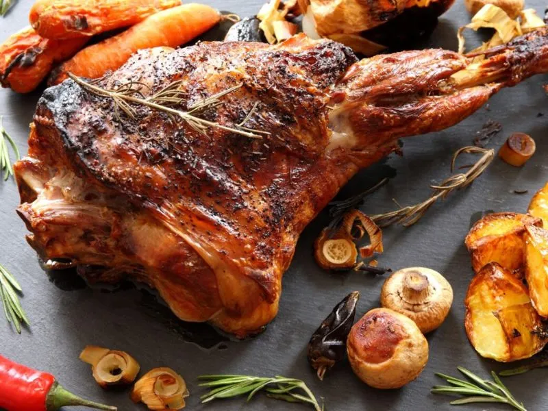Món ăn Cordero Asado