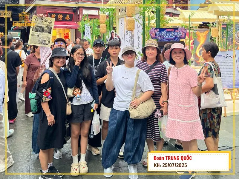 (Đoàn Trung Quốc 5N4Đ) | Thượng Hải - Hàng Châu - Tô Châu - Ô Trấn | Khởi hành 25/07/2025