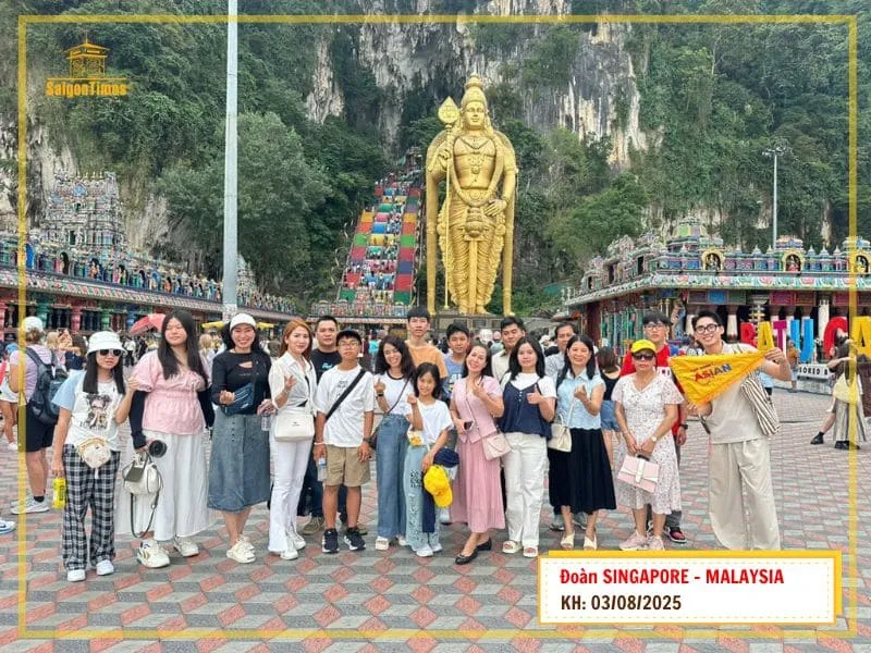 (Đoàn Singapore - Malaysia 5N4Đ) | Khởi hành 03/08/2025