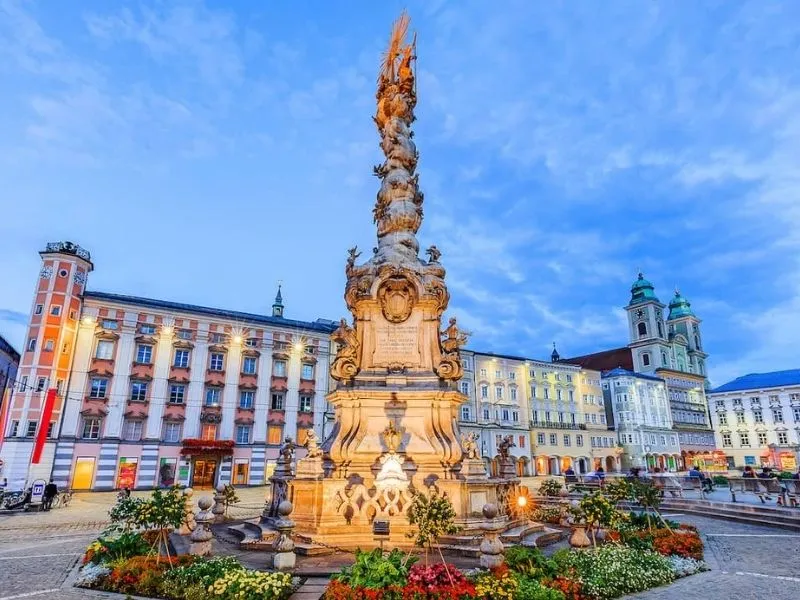 Quảng trường Hauptplatz tại Linz