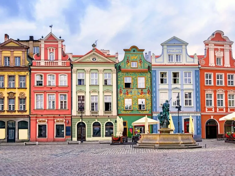 Poznan có khí hậu ôn đới, bốn mùa rõ rệt
