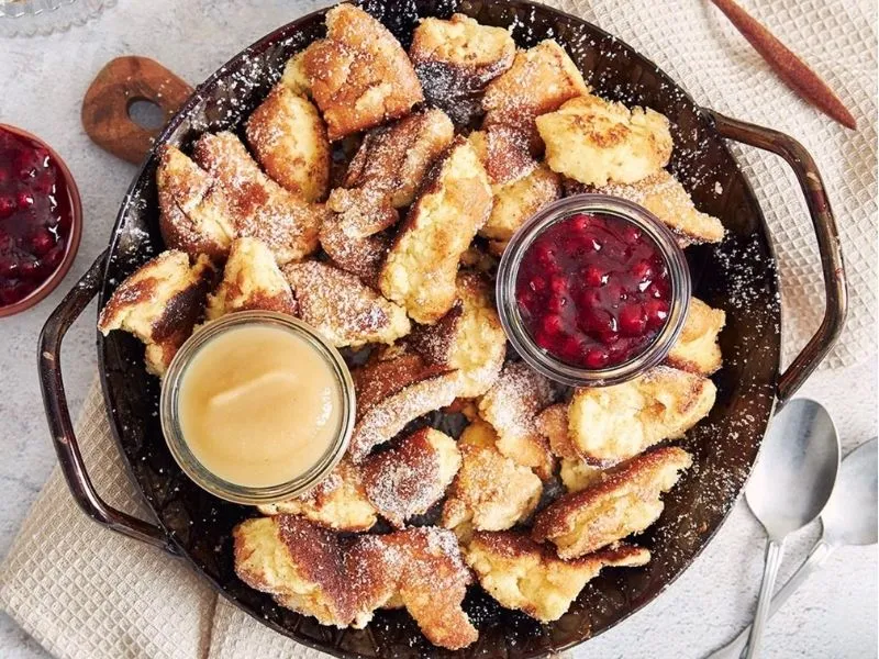 Kaiserschmarrn - Tráng miệng ngọt ngào nước Áo