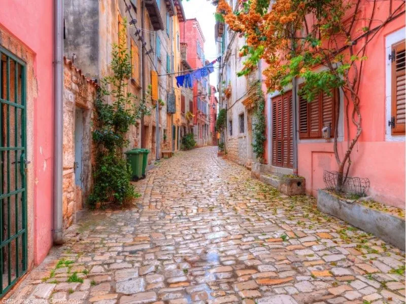 Khung cảnh mùa thu tại Rovinj Croatia