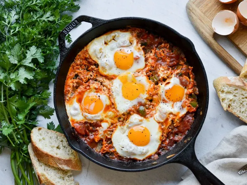 Menemen là món ăn sáng phổ biến ở Thổ Nhĩ Kỳ
