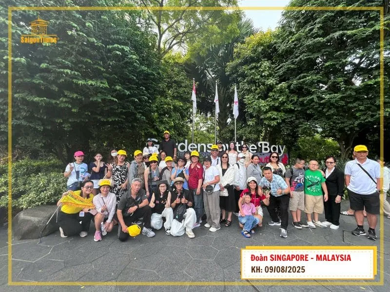(Đoàn Singapore - Malaysia 5N4Đ) | Khởi hành ngày 09/08/2025