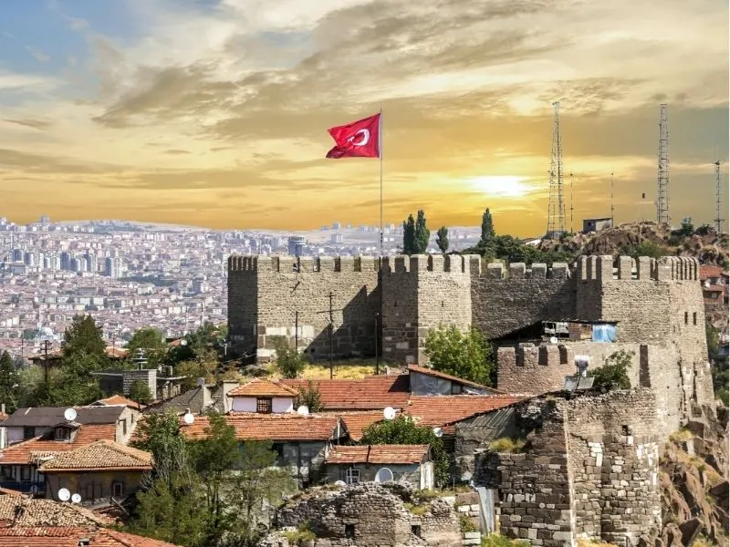 Lâu đài Ankara - Dấu ấn lịch sử trên đỉnh đồi