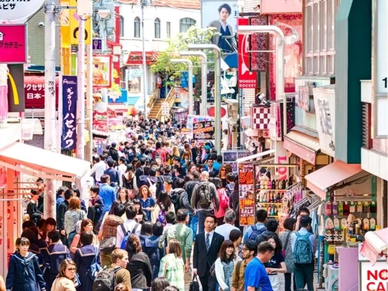 Khung cảnh sôi động tại Harajuku