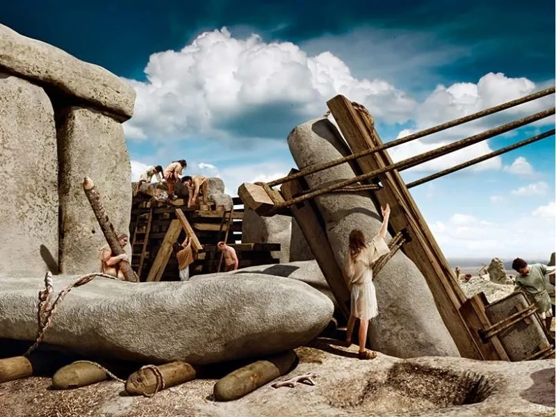 Người cổ đại xây dựng bãi đá cổ