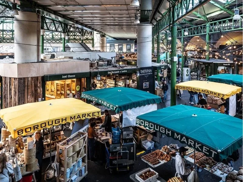 Chợ Borough Market sông Thames