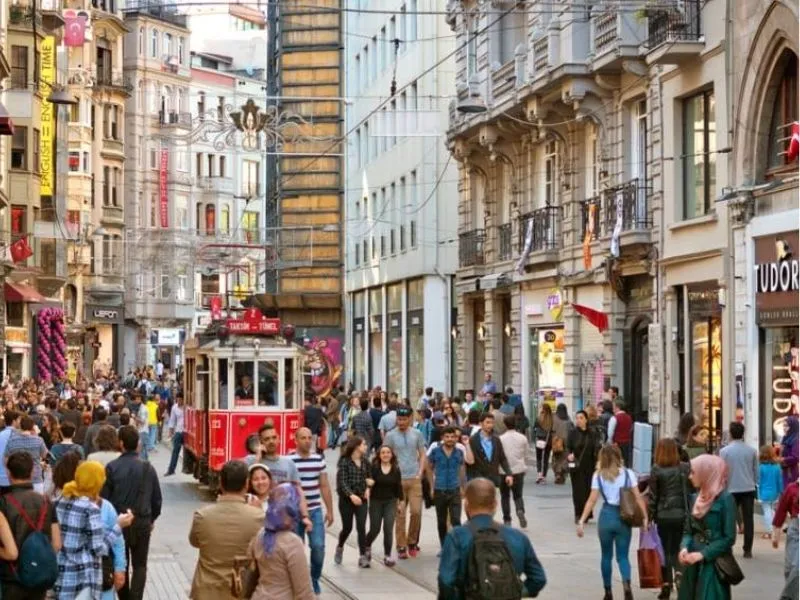 Đại lộ Istiklal Istanbul Taksim