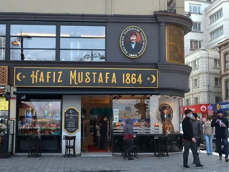 Hafız Mustafa tiệm nổi tiếng Istanbul Taksim
