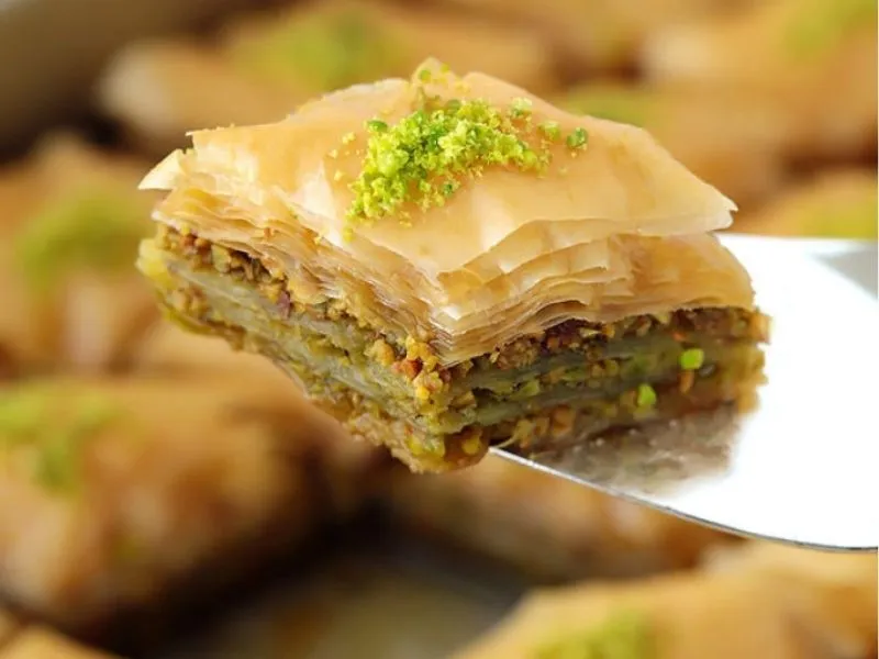 baklava món bánh ngọt trứ danh của Thổ Nhĩ Kỳ