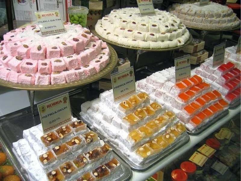 Turkish Delight kẹo đặc trưng