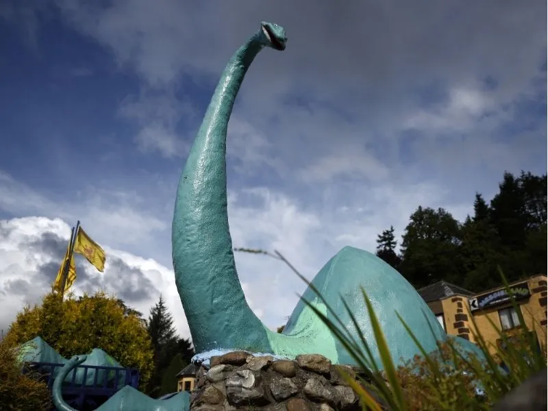 Mô hình quái vật Nessie tại Nessie Land
