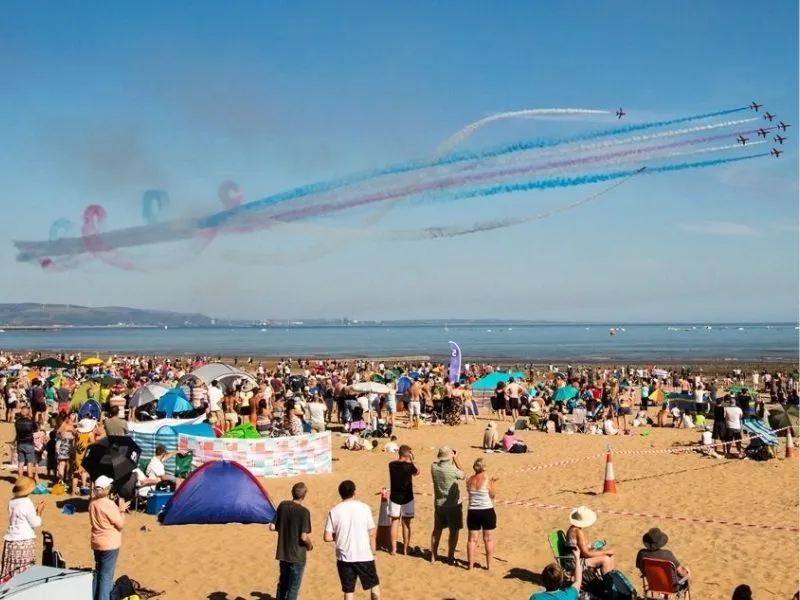 Wales Airshow thu hút hàng nghìn du khách mỗi năm