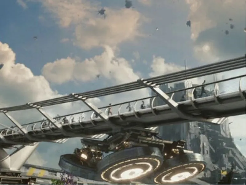 Khung cảnh Millennium Bridge trong phim